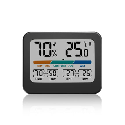 Indoor Temperature And Humidity Monitor LCD Digital Thermometer Hygrometer Weather Station, 324