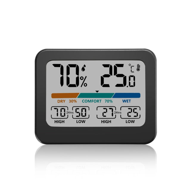 Indoor Temperature And Humidity Monitor LCD Digital Thermometer Hygrometer Weather Station, 324