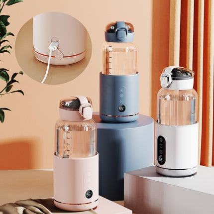 300ml Wireless Instant Water Warmer Electric Kettle for Baby Formula With 5200 mAh Battery Capacity, 300ml  5200 mAh (Blue), 300ml  5200 mAh (White), 300ml 5200 mAh (Pink)