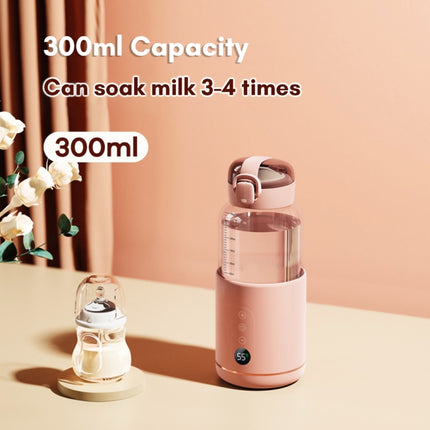 300ml Wireless Instant Water Warmer Electric Kettle for Baby Formula With 5200 mAh Battery Capacity, 300ml  5200 mAh (Blue), 300ml  5200 mAh (White), 300ml 5200 mAh (Pink)