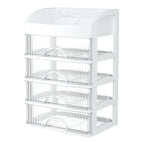 5 Layer White Drawer (White)