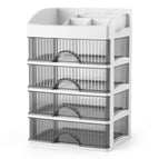 5 Layer Black Drawer (White)