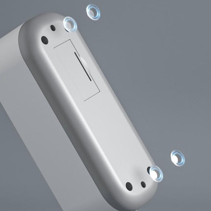 Limpiador ultrasónico multifuncional para limpiar joyas, gafas, lentes, batería seca, gris, modelo de batería seca, recargable con luz violeta