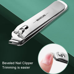 4pcs /Set Stainless Steel Nail Knife Set Household Portable Rotating Bag Nail Cutting Tool, Light Pink, Matcha Green, Dark Green