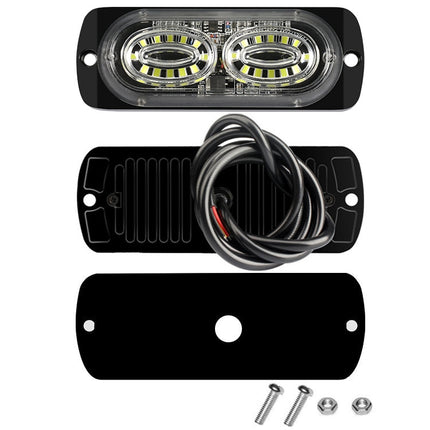 12W Car Side Signal Warning Light 24 LED Strobe Light