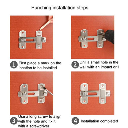 Barn Door Lock Hook Stainless Steel Door Buckle Insertion, Small 201 Stainless Steel, Medium 201 Stainless Steel, Extra Large 201 Stainless Steel, Small 304 Stainless Steel, Middle 304 Stainless Steel, Extra Large 304 Stainless Steel                   ...