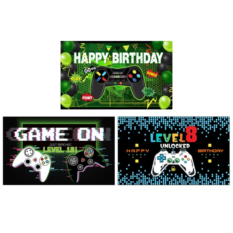 180x110cm Game Console Theme Birthday Background Birthday Party Decoration Banner, 2023SRB51, 2023SRB53, 2023SRB54