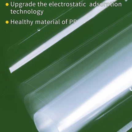 Latex Paint Wall Decoration Static Stickers Children Room Home Self-adhesive Wall Stickers Static Wall Protection Film, 45cmx5m