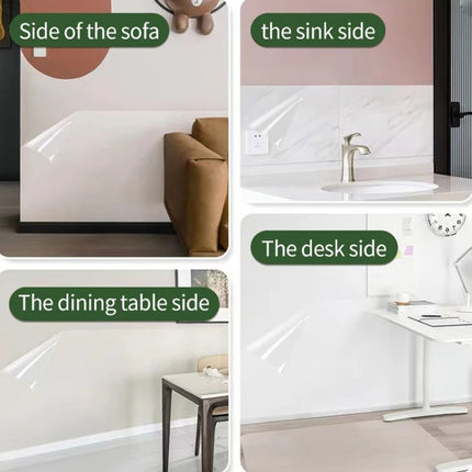 Latex Paint Wall Decoration Static Stickers Children Room Home Self-adhesive Wall Stickers Static Wall Protection Film, 45cmx5m