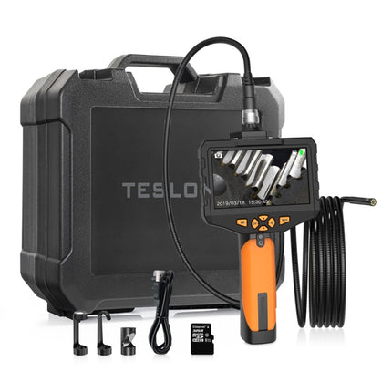 Teslong NTS300 5 Inch HD Large Screen Industrial Inspection Borescope Auto Repair Tools, 7.6mm Single Lens / 1m