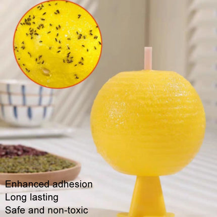 8cm Fruit Fly Balls for Indoor Use Insect Trap Sticky Insect Balls, Without Core