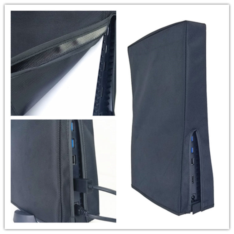 For PS5 Slim Disc & Digital Host Dust Cover Protective  Case, Vertical Gray, Vertical Black, Horizontal Gray, Horizontal Black