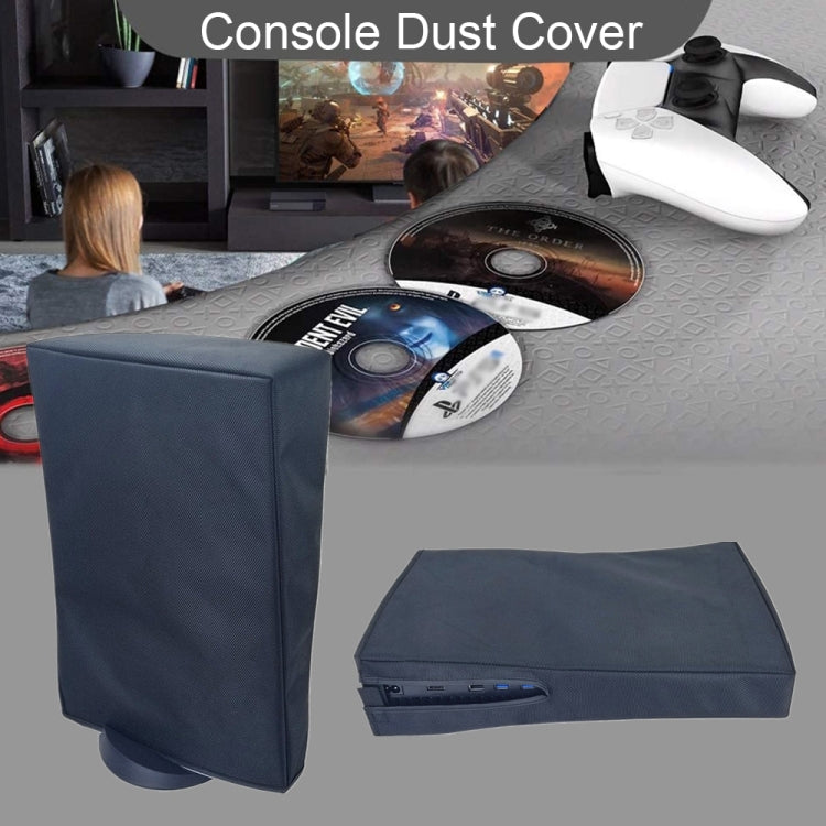 For PS5 Slim Disc & Digital Host Dust Cover Protective  Case, Vertical Gray, Vertical Black, Horizontal Gray, Horizontal Black