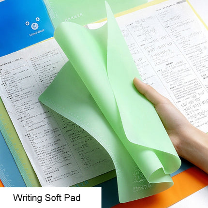 YAOJIE Non-Slip Exam Pad Student Stationery Drawing Writing Soft Board Office Writing Mat, A3 White, A3 Pink, A3 Blue, A4  White, A4 Pink, A4 Blue
