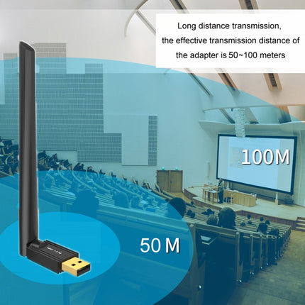 USB Bluetooth 5.1 Computer Adapter 100 Meters Receiving Transmitter, 09V