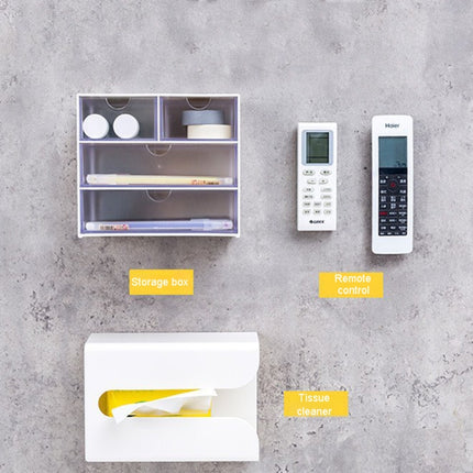 Non-Marking Self-Adhesive Plug Holder No Hole Wall Mounted Cable Organizer For Home Use