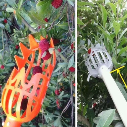 Large Garden Basket Fruit Picker Head High-Altitude Picking Fruit Artifact, Large 26cm