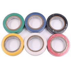 CHINT Electrical Tape Waterproof PVC Wire Insulation Tapes, 10m Blue, 20m Blue, 20m Black, 20m White