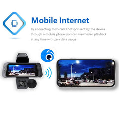 3 Recording 1080P Camera HD Mobile Phone Playback Driving Recorder