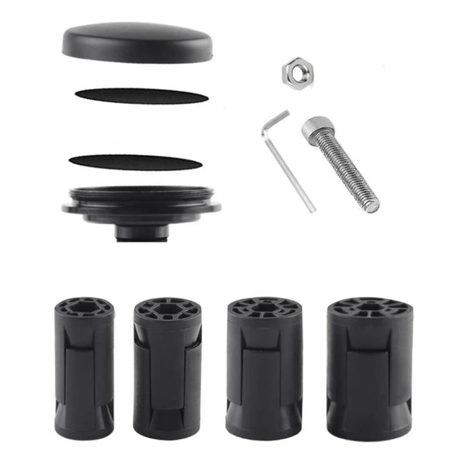 For AirTag 2nd Gen / AirTag 1st Gen Bike Hidden Mount Bicycle Front Fork Down Tube Anti-theft GPS Holder, Style 1, Style 2