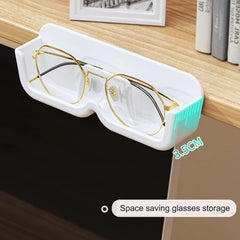 Wall-Mounted Adhesive Sunglasses Storage Shelf Eyeglasses Display Stand