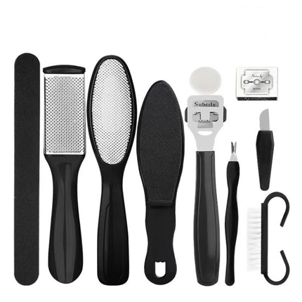 PROMOTIONAL OFFER Up to 85% OFF (10 In 1) Foot File Clean Tool Kit Foot Care Pedicure Tools Set