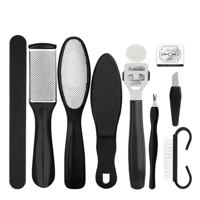 PROMOTIONAL OFFER Up to 85% OFF (10 In 1) Foot File Clean Tool Kit Foot Care Pedicure Tools Set