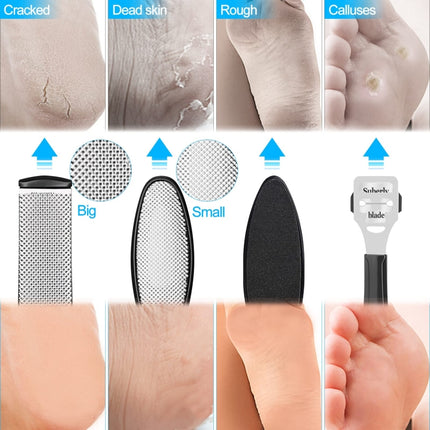 PROMOTIONAL OFFER Up to 85% OFF (10 In 1) Foot File Clean Tool Kit Foot Care Pedicure Tools Set