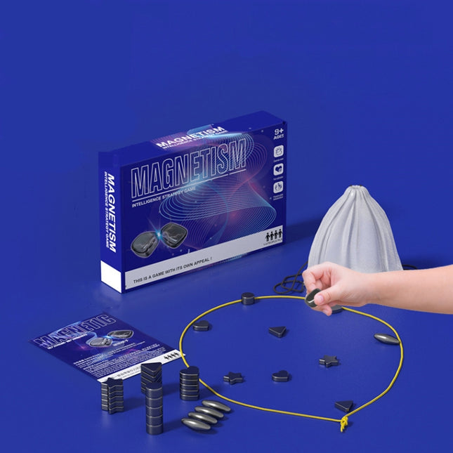 Magnetic Chess Game Fun Table Strategy Game for Kids and Adults, Sponge Model, Rope Model, Sponge Model Rock Chess, Rope Model Rock Chess
