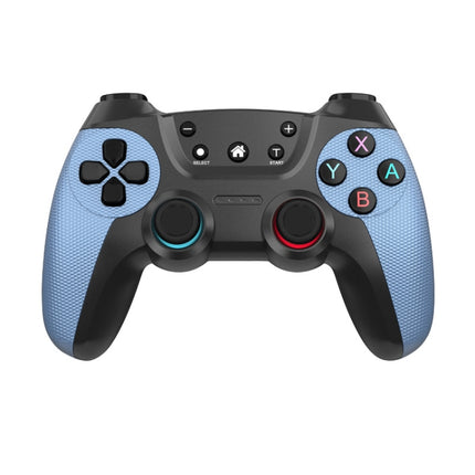 For Switch Pro / PC / Android Wireless Bluetooth Game Controller With Wake-Up Vibration, Blue, Elegant Silver, Elegant White