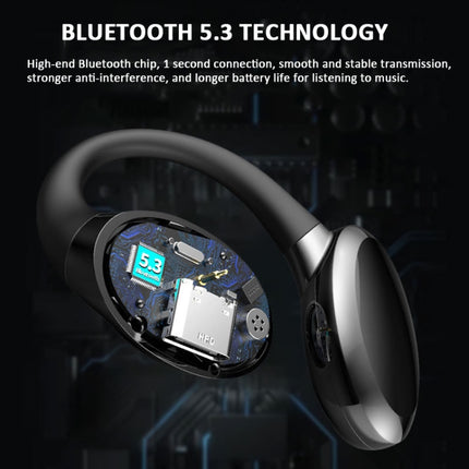 Ear-hook Wireless Earphones OWS Waterproof Touch Control Sports Earbuds