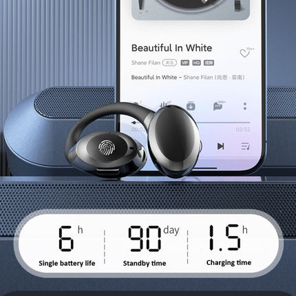 Ear-hook Wireless Earphones OWS Waterproof Touch Control Sports Earbuds