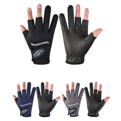 Fishing Fingerless Non-Slip Gloves Waterproof Wear-Resistant Lure Fishing Equipment