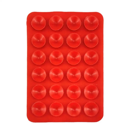 Mobile Phone Silicone 24 Square Shaped Suction Cup Mobile Phone Back Stickers
