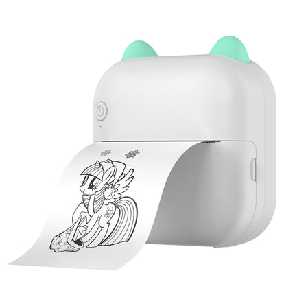 M5 Mini Cartoon Portable Bluetooth Printer Photo Thermal Printer, Blue, Pink