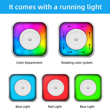 RGB Light Portable Mini Bluetooth Printer Inkless Document Label Printer, with 1-Roll Paper, with 5-Rolls Paper, with 5-Rolls Stickers, with 5 Paper+5 Stickers+3 Color Paper