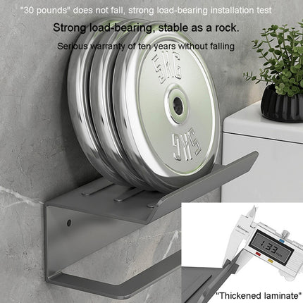 Bathroom Roll Paper Holder No-Punch Cell Phone Storage Shelf, Phone Rack (White), Paper Rack (White）, Phone Rack (Black), Paper Rack (Black), Phone Rack (Gray), Paper Rack (Gray)