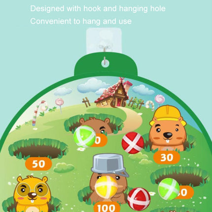 Kindergarten Indoor Outdoor Sticky Target Ball Toys With 12 Balls