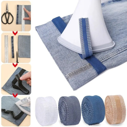 Ironing Pant Leg Stickers Jeans Clothing Skirts DIY Sewing Pant Leg Stickers, 1m, 5m, 50m