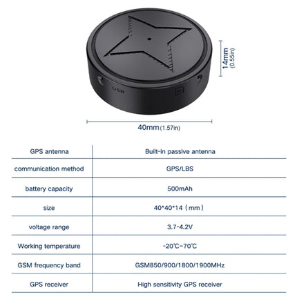 2G Wireless GPS Strong Magnetic Locator For Pets/Elderly/Children, PG12
