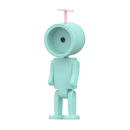 Mini Astronaut Magnetic LED Night Light Desktop Building Block Ornaments Desk Lamp, Round White, Round Pink, Round Blue, Round Green, Square White, Square Pink, Square Blue, Square Green