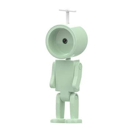 Mini Astronaut Magnetic LED Night Light Desktop Building Block Ornaments Desk Lamp, Round White, Round Pink, Round Blue, Round Green, Square White, Square Pink, Square Blue, Square Green