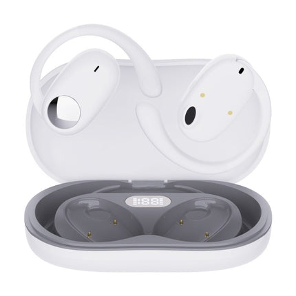 JS911 OWS Ear-mounted Dual-mic Call Noise Reduction LED Digital Display Bluetooth Earphones