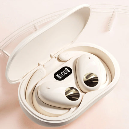 JS911 OWS Ear-mounted Dual-mic Call Noise Reduction LED Digital Display Bluetooth Earphones