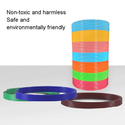 Consumibles para bolígrafo de impresión 3D, hilo de seda de impresión de materia prima respetuosa con el medio ambiente, material de línea de alta resistencia de 1,75 mm, 10 colores/juego PCL de 5 m