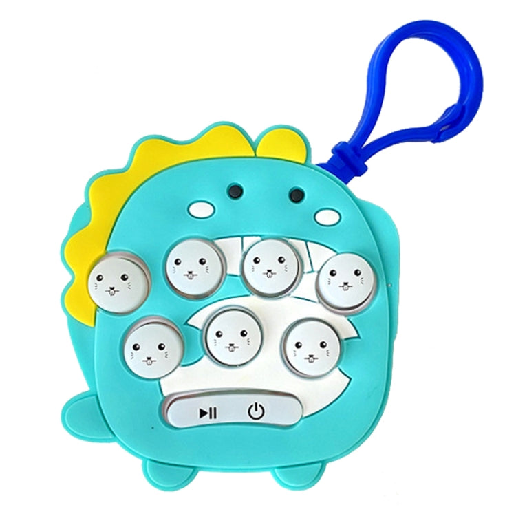 Cartoon Pattern Mini Palm Gaming Machine Play Mouse Electronic Lighting Decompressing Toy Keychain, Kurolo, Dog, Little Dinosaur, Pink Rabbit Ear, Purple Rabbit Ear, Little Yellow Duck, Brown Bear, Carrot Rabbit