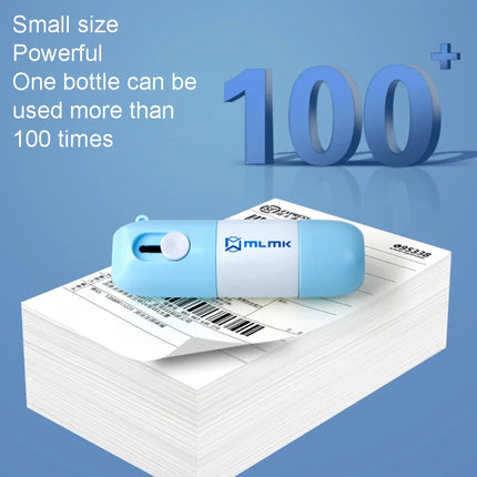 MLMK 10ml 2 In 1 Express Information Eliminator Thermist Paper Modification Liquid, Pink Refill, Blue Refill, Pink Integrated, Blue Integrated