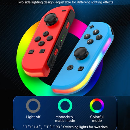 JOY-02 Bluetooth Gamepad Handles with RGB Lights for Nintendo Switch