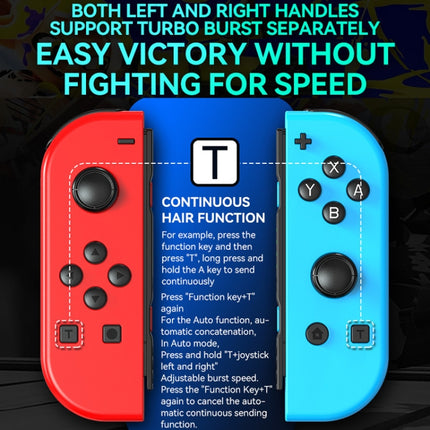 JOY-02 Bluetooth Gamepad Handles with RGB Lights for Nintendo Switch