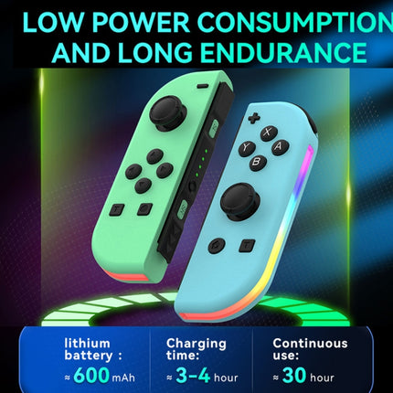 JOY-02 Bluetooth Gamepad Handles with RGB Lights for Nintendo Switch
